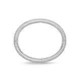 FGPV103_00 Pave Diamond Oval Bangle