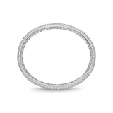 FGPV107_00 Pave Diamond Oval Bangle