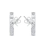 FHES102_00 Eternal Star Diamond Hoops