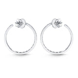 FHES103_00 Eternal Star Diamond Hoops