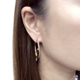 FHLC112_00 L Collection Diamond Hoops