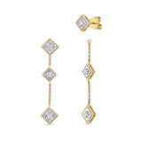FJFD104_00 My First Diamond Illusion-setting Earrings