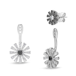 FJMG103_BD Margarita Diamond Jacket Earrings