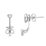 FJSUR02_00 Stack'em Up Diamond Jacket Earrings