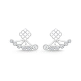 FJTU108_00 Toujours Diamond Jacket Earrings