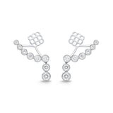 FJTU109_00 Toujours Diamond Jacket Earrings