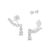 FJTU109_00 Toujours Diamond Jacket Earrings