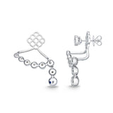 FJTU109_00 Toujours Diamond Jacket Earrings