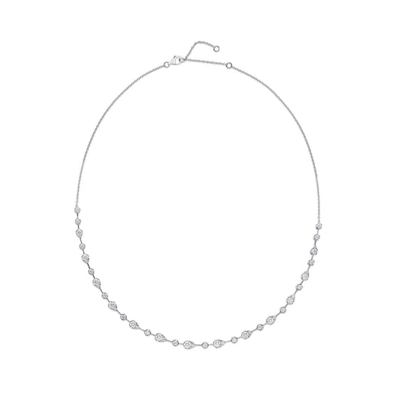 FNBF108_00 Fancy Brilliant Illusion-setting Necklace