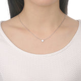 FNBQ130_00 Diamond Bouquets Fashion Necklace