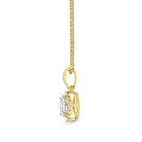 FNBQ148_00 Diamond Bouquets Fashion Necklace