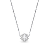 FNBQ169_00 Diamond Bouquets Fashion Necklace