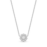 FNBQ169_00 Diamond Bouquets Fashion Necklace
