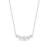 FNBQ171_00 Diamond Bouquets Fashion Necklace