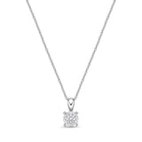 FNBQ172_00 Diamond Bouquets Fashion Necklace