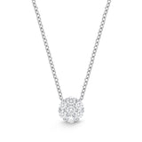 FNCU158_00 Cluster Illusion-setting Necklace