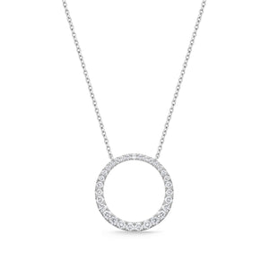 FNDC104_00 Diamond Circle Classic Necklace