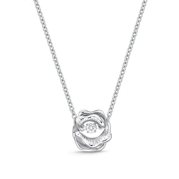 FNDSA08_00 Dancing Diamond Classic Necklace