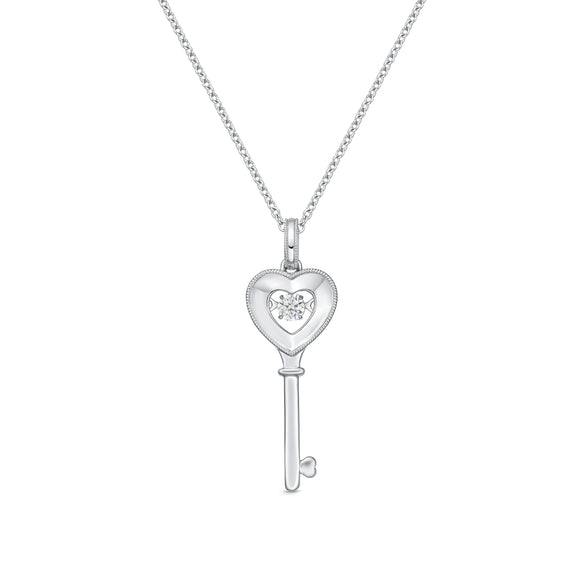 FNDSA09_00 Dancing Diamond Classic Necklace