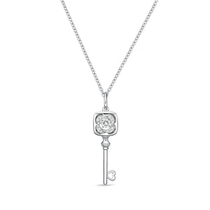 FNDSA11_00 Dancing Diamond Classic Necklace