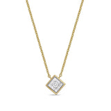 FNFD104_00 My First Diamond Illusion-setting Necklace