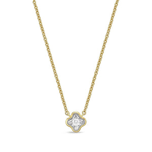 FNFD106_00 My First Diamond Illusion-setting Necklace