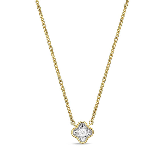 FNFD106_00 My First Diamond Illusion-setting Necklace