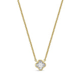 FNFD106_00 My First Diamond Illusion-setting Necklace