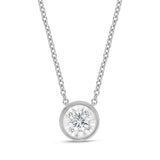 FNFD116_00 My First Diamond Illusion-setting Necklace