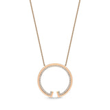 FNLC102_00 L Collection Diamond Fashion Necklace