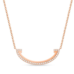 FNLC123_00 L Collection Diamond Fashion Necklace