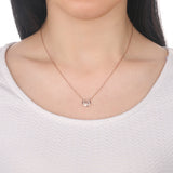 FNLC124_00 L Collection Diamond Fashion Necklace