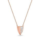 FNLC166_00 L Collection Diamond Fashion Necklace