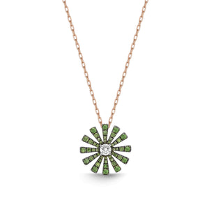 FNMG106_GD Margarita Diamond Fashion Necklace