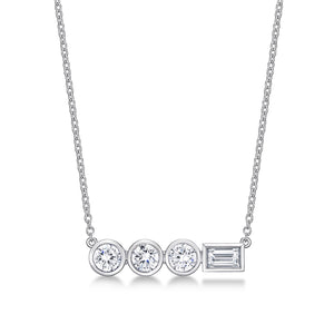 FNSUB02_00 Stack'em Up Diamond Fashion Necklace