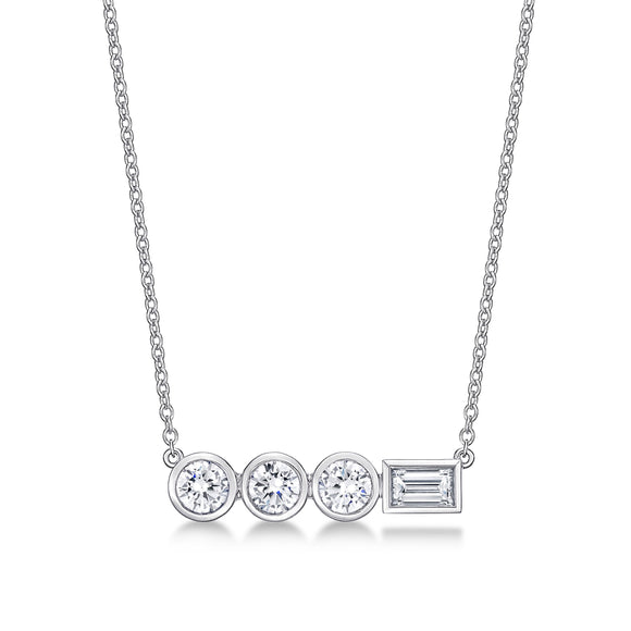 FNSUB02_00 Stack'em Up Diamond Fashion Necklace