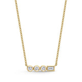 FNSUB03_00 Stack'em Up Diamond Fashion Necklace