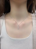 FNUB254_00 U-Basket Diamond Fashion Necklace
