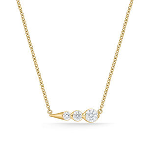 FNVD111_00 Crescent Fashion Necklace
