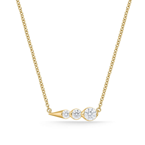 FNVD111_00 Crescent Fashion Necklace