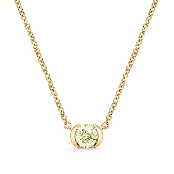 FNVD*11_00 Crescent Fashion Necklace