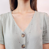 FNZY128_00 Dazzling by the Yard Diamond Station Necklace