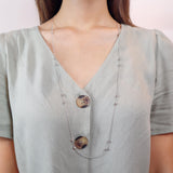 FNZY130_00 Dazzling by the Yard Diamond Station Necklace