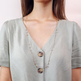 FNZY131_00 Dazzling by the Yard Diamond Station Necklace