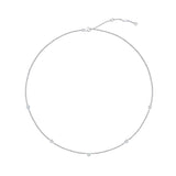 FNZY138_00 Dazzling by the Yard Diamond Station Necklace