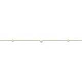 FNZY154_00 Dazzling by the Yard Diamond Station Necklace