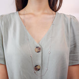 FNZY210_00 Dazzling by the Yard Diamond Station Necklace