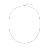 HNZY152_00 Dazzling by the Yard Diamond Station Necklace