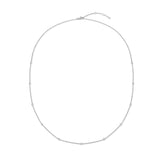 FNZY301_00 Dazzling by the Yard Diamond Station Necklace