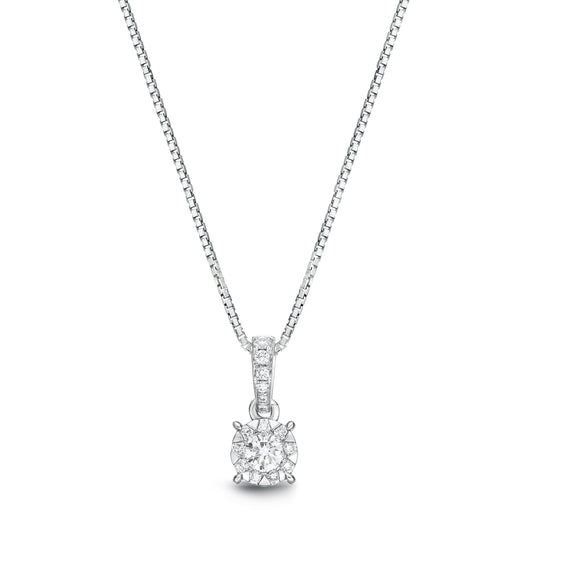 FPBQ105_00 Diamond Bouquets Fashion Pendant